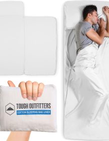 Sleeping Bag Liner - Adult Sleep Sack & Travel Sheets for Hotel - Travel Sleep Sack, Camping Sleeping Bag Liners for Cold Weather